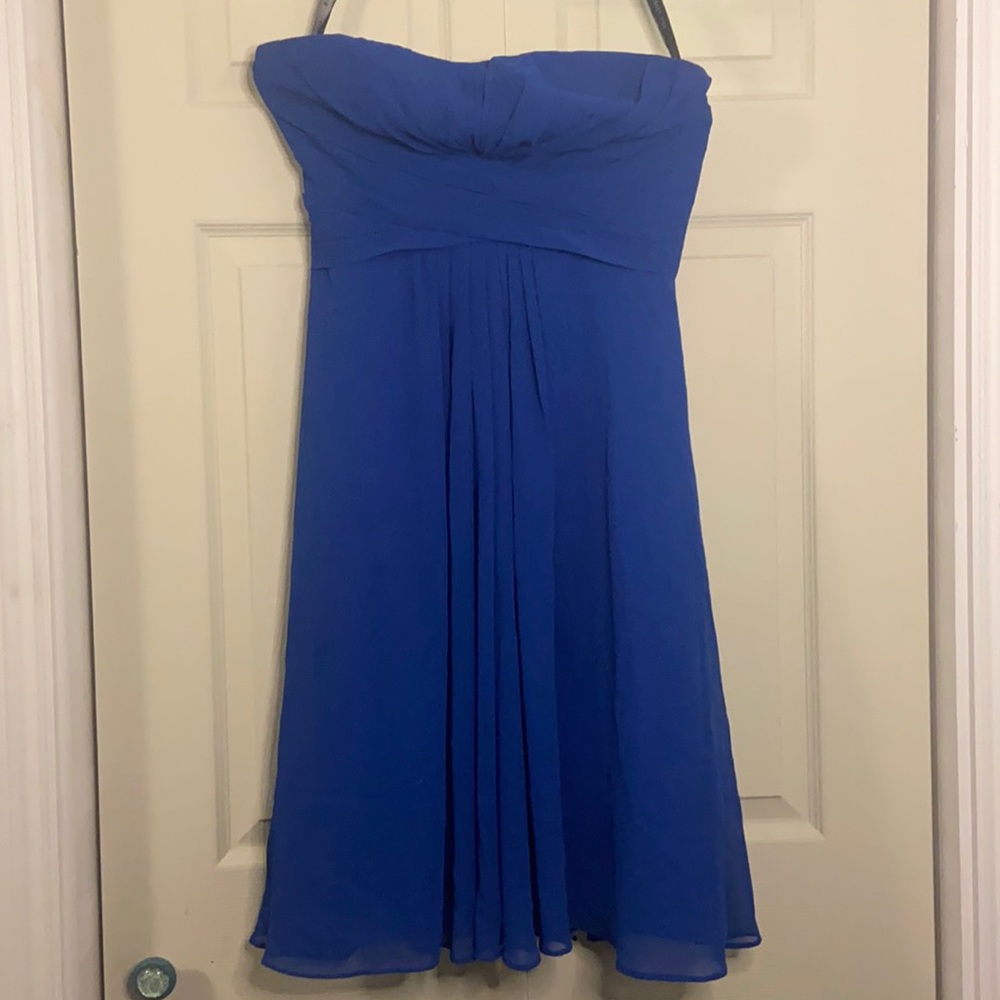 Royal blue bridesmaid dress